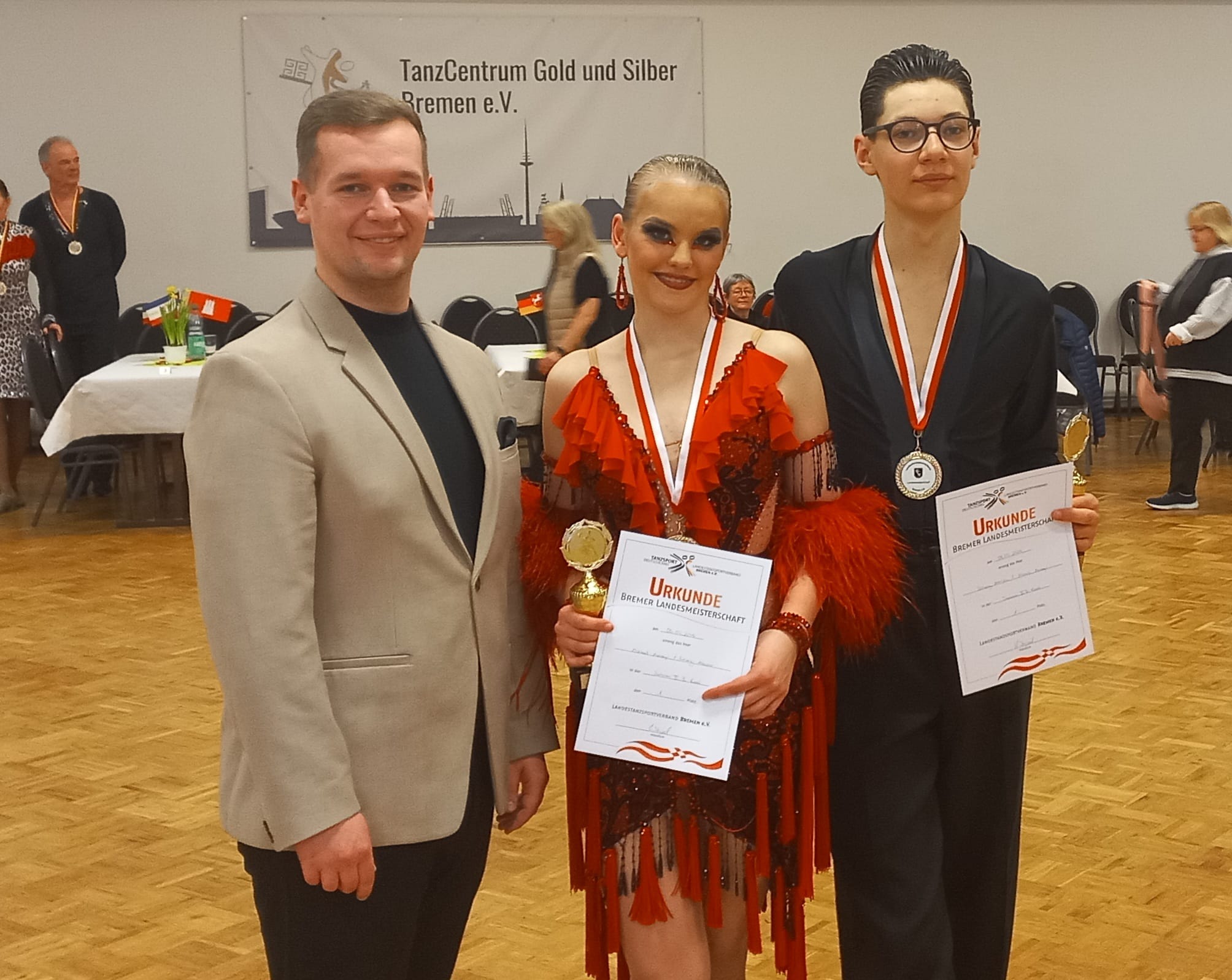 Gebietsmeisterschaften Nord 2025 über 10 Tänze in Bremen beim TC Gold und Silber