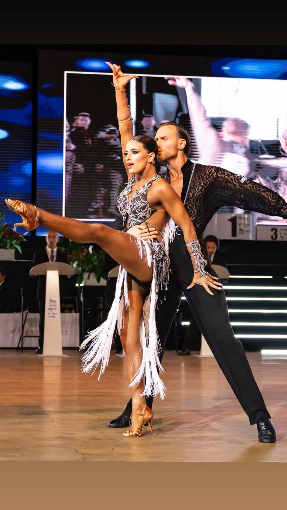 Daniel Dingis und Alessia-Allegra Gigli erreichen Semifinale bei der Weltmeisterschaft Latein 2025 // Foto: Reinhard Egli / https://www.move-pix.com/