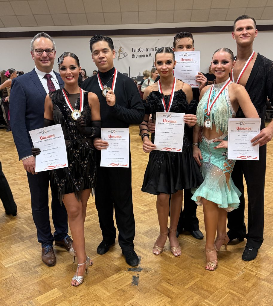GLM 2026: Bremer Finalpaare der Hauptgruppe A Latein // Foto: privat