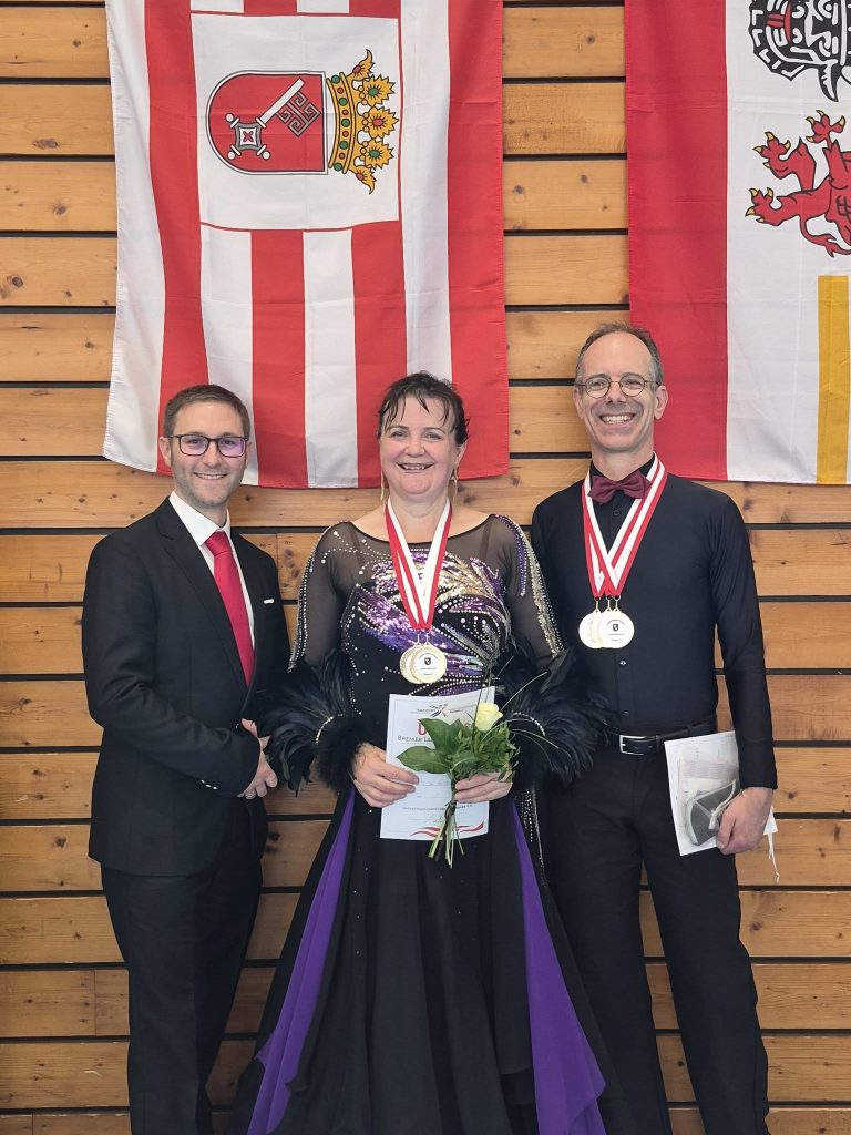 Marcela Peskova und Jan Steinmetz-Hellerstedt vom TanzCentrum Gold und Silber Bremen - Foto: privat